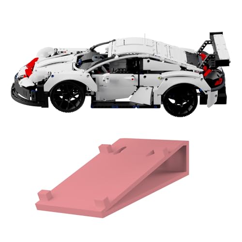 Wandhalterung kompatibel für Lego Technik 42096 Porsche 911 RSR - Pink von fossi3D