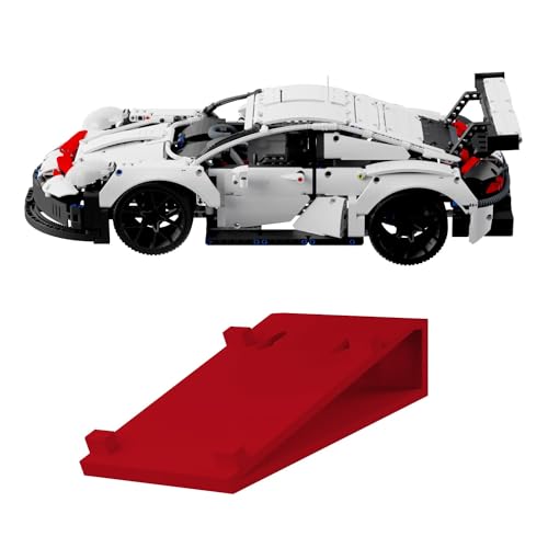Wandhalterung kompatibel für Lego Technik 42096 Porsche 911 RSR - Rot von fossi3D