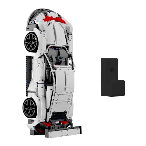 Wandhalterung kompatibel für Lego Technik 42096 Porsche RSR Display - Schwarz von fossi3D
