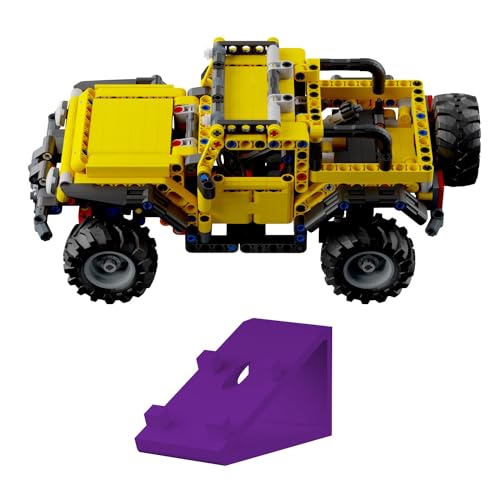 Wandhalterung kompatibel für Lego Technik 42122 Jeep Wrangler Display - Violett von fossi3D