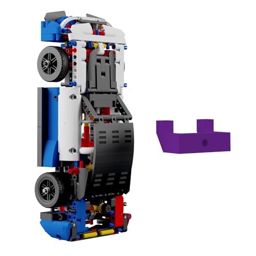 Wandhalterung kompatibel für Lego Technik 42153 Chevrolet Camaro ZL1 - Violett von fossi3D