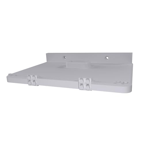 Wandhalterung kompatibel mit Lego Star Wars 75255 Yoda Figur Display - Weiß von fossi3D