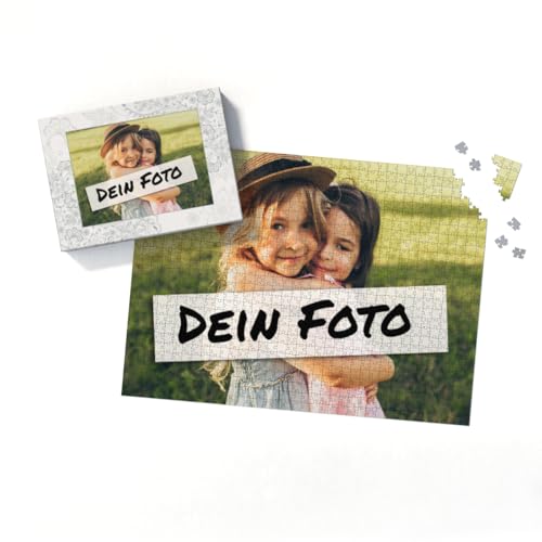 Fotopuzzle mit eigenem Bild - Fotopuzzle selbst gestalten 2000 Teile - Schachtel Floral Ornaments - Puzzle mit Foto personalisiert - Geschenk Geburtstag, Hochzeit Floral Ornaments 2000 Teile Quer von fotobar