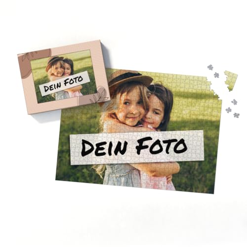 Fotopuzzle Mit Eigenem Bild - Selbst Gestalten 2000 Teile - Schachtel Herbstblätter - Puzzle Mit Foto - Geschenk Geburtstag Quer von fotobar