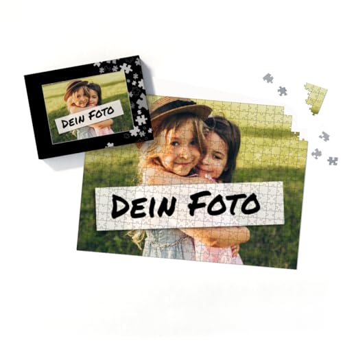Fotopuzzle mit eigenem Bild - Puzzle selbst gestalten 500 Teile Querformat - Schachtel Puzzleteile schwarz - mit Foto personalisierbar - Geschenk Geburtstag - Fotopuzzle mit eigenem Bild - Puzzle selbst gestalten 500 Teile Querformat - Schachtel Puzzleteile schwarz - mit Foto personalisierbar - Geschenk Geburtstag - von fotobar