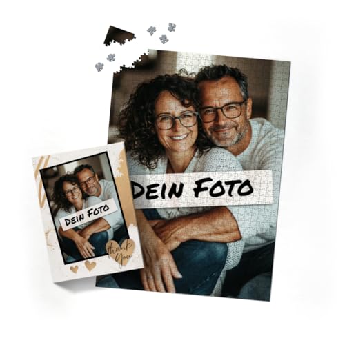 Fotopuzzle mit eigenem Bild - Puzzle selbst gestalten 1000 Teile Hochformat - Schachtel Thank You - mit Foto personalisiert - Geschenk Geburtstag, Freundschaft Fotopuzzle mit eigenem Bild - Puzzle selbst gestalten 1000 Teile Hochformat - Schachtel Thank You - mit Foto personalisiert - Geschenk Geburtstag, Freundschaft von fotobar