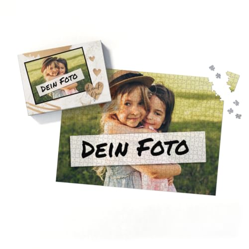 Fotopuzzle mit eigenem Bild - Puzzle selbst gestalten 1000 Teile - Schachtel Thank You - mit Foto personalisiert - Geschenk Geburtstag, Freundschaft Fotopuzzle mit eigenem Bild - Puzzle selbst gestalten 1000 Teile - Schachtel Thank You - mit Foto personalisiert - Geschenk Geburtstag, Freundschaft von fotobar
