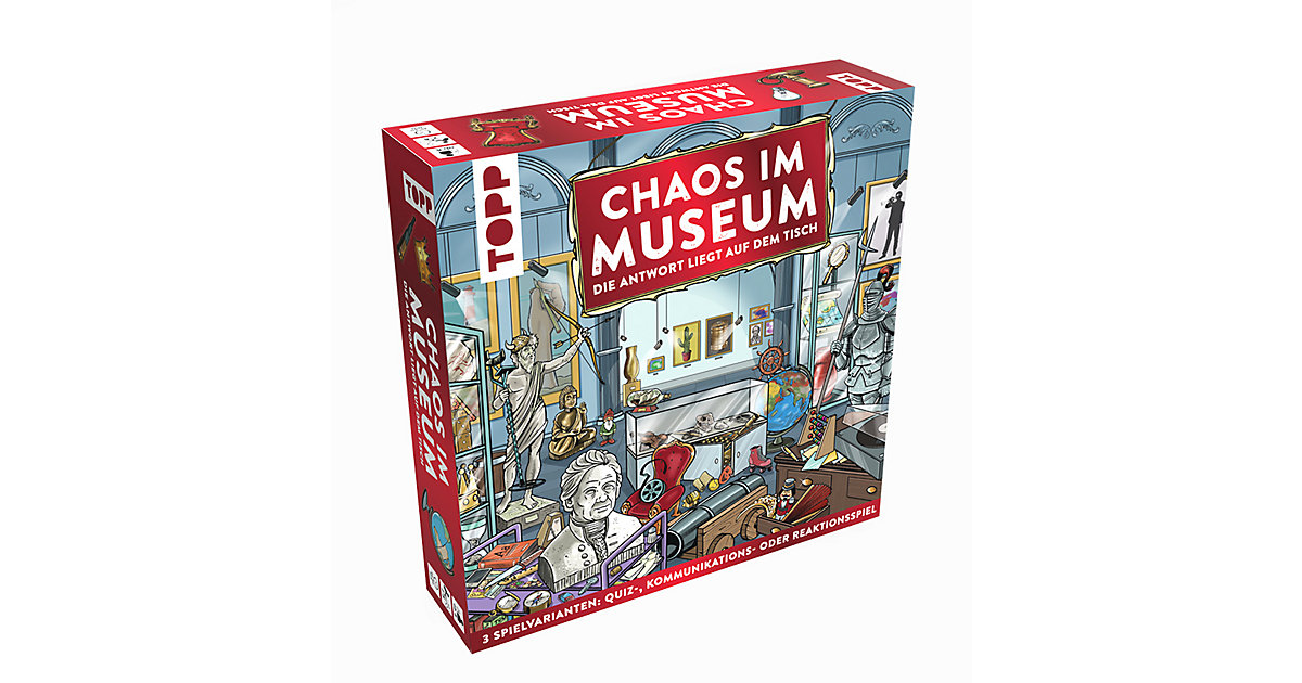 Chaos im Museum - Die Antwort liegt auf dem Tisch. Das Wimmelbild-Quizspiel Chaos im Museum - Die Antwort liegt auf dem Tisch. Das Wimmelbild-Quizspiel von frechverlag
