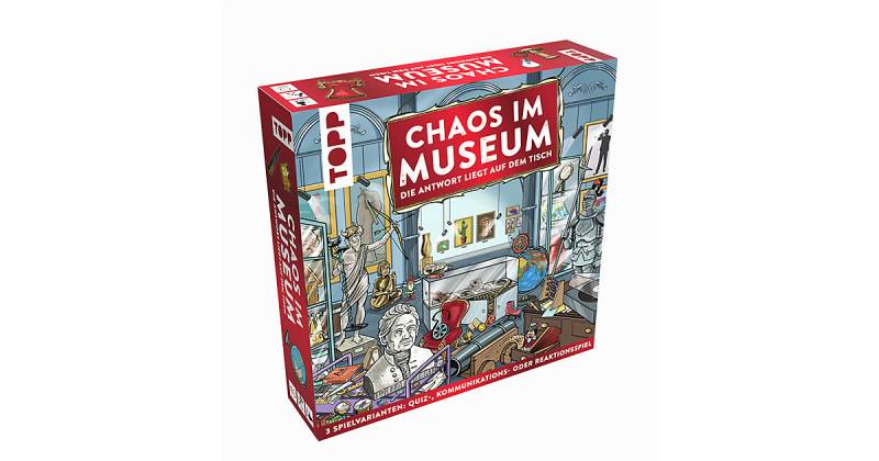 Chaos im Museum - Die Antwort liegt auf dem Tisch. Das Wimmelbild-Quizspiel von frechverlag
