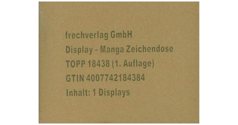 Manga Step by Step Designdose Display 8 Ex. von frechverlag