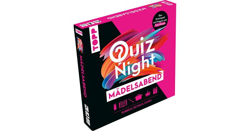 TOPP Quiznight - Mädelsabend: RUBBELN, RÄTSELN, RATEN von frechverlag