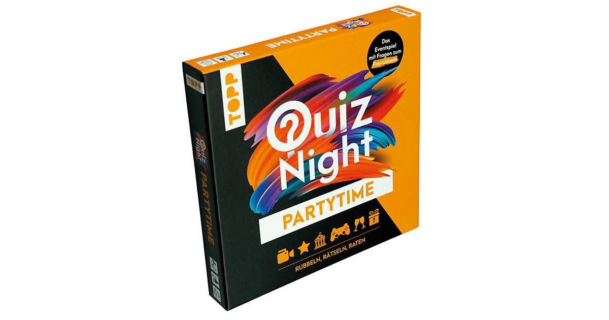 TOPP Quiznight - Partytime: RUBBELN, RÄTSELN, RATEN TOPP Quiznight - Partytime: RUBBELN, RÄTSELN, RATEN von frechverlag