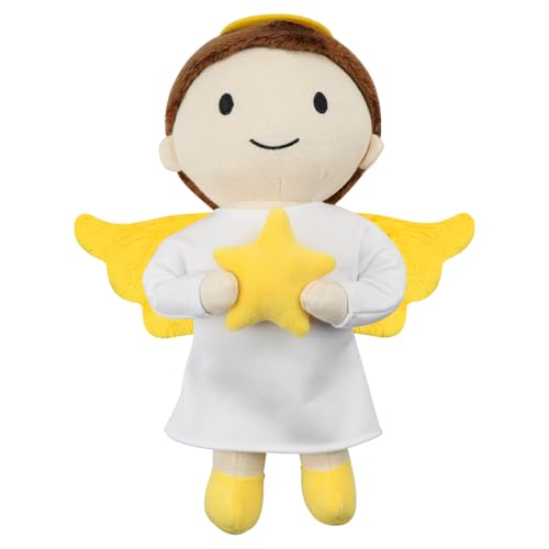 Engel-Plüschpuppe, Taufgeschenk für Junge/Mädchen, Schutzengel-Puppe, Spielzeug (Angel Doll (Boy)) von free-space