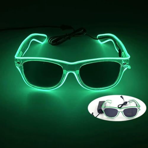 frissin Lustige Brille Kostüm Requisiten Alien Sonnenbrille für Damen Herren Schwarze Linse Jungen Mädchen Brillen Leuchtende Brille für Halloween frissin Lustige Brille Kostüm Requisiten Alien Sonnenbrille für Damen Herren Schwarze Linse Jungen Mädchen Brillen Leuchtende Brille für Halloween von frissin