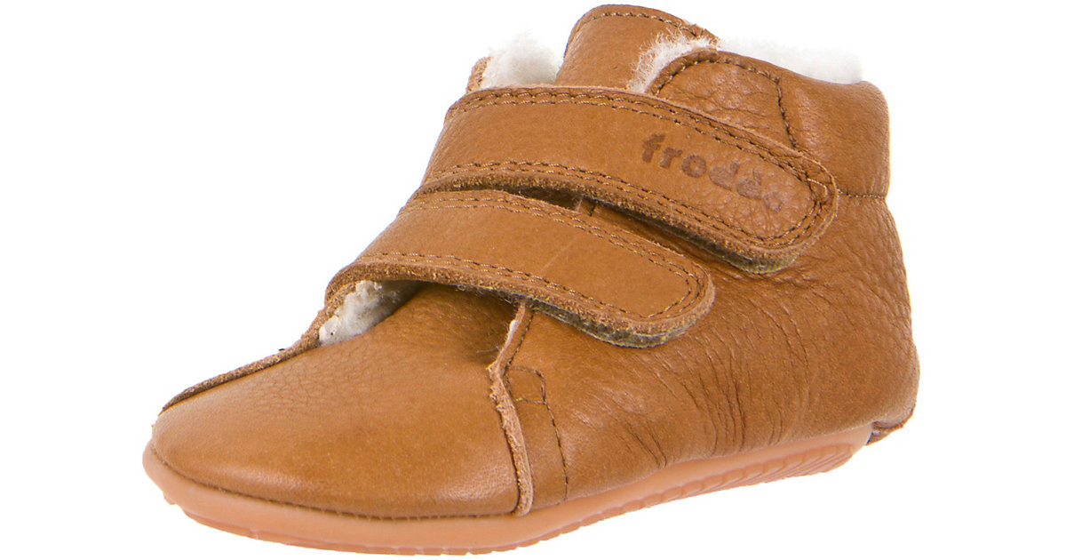 Baby Krabbelschuhe braun Gr. 21 von froddo®