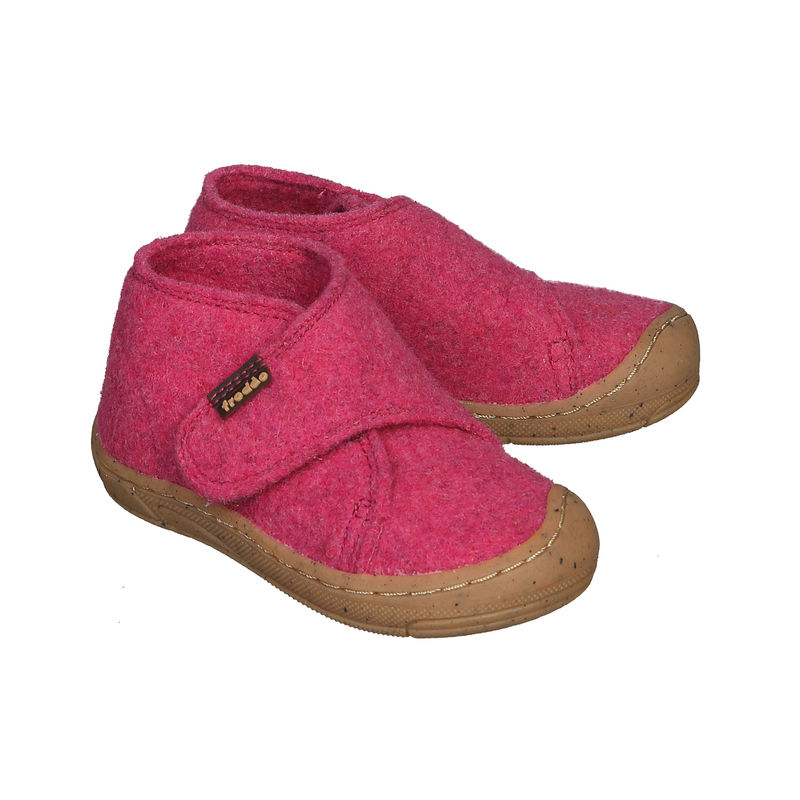 Klett-Hausschuh MINNI WOOLY in fuxia von froddo®