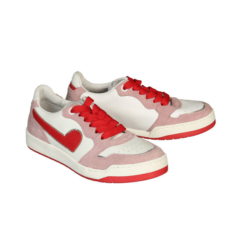 Sneaker ATHLETIC LACE-UP LOW in white/pink von froddo®