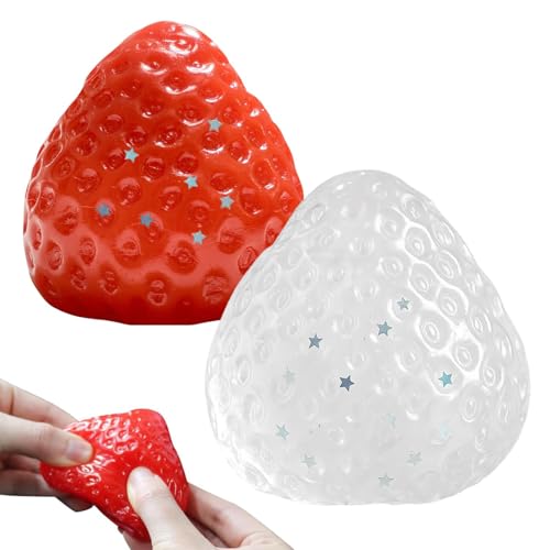2 Stück Squishy XXL, Taba Squishy, Taba Squishy Set, Fufu Squishy, Squishy Erdbeere, Transparent Und Rot, Squishy Toys, Stressabbau Spielzeug Für Büro, Schule Und Zuhause 2 Stück Squishy XXL, Taba Squishy, Taba Squishy Set, Fufu Squishy, Squishy Erdbeere, Transparent Und Rot, Squishy Toys, Stressabbau Spielzeug Für Büro, Schule Und Zuhause von fufupaw