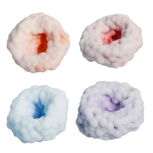 4 Stück Quetschball, Stressball Kinder, Fufu Squishy, Taba Squishy, Stressball Erwachsene, Perlen-Stressball Ball Quetschball Stressbälle, Trauben Stressball Geeignet für Kinder und Erwachsene von fufupaw