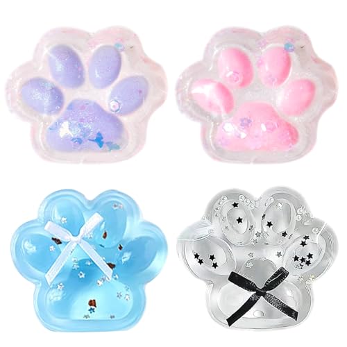 4 Stück Squishy Pfote, Taba Squishy, Katzenpfoten Squishy, Pfoten Squishy, Fufu Squishy, Squishy Cat Paw, Squeeze Toy Squishy Pfote, Süße Weiche Katzenpfoten, Squeeze Spielzeug Für Kinder Erwachsene ﻿ von fufupaw