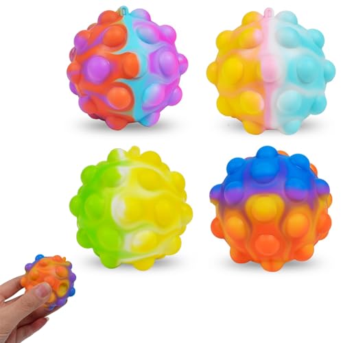 4 Stück Stressball Kinder, Wutball für Kinder, Knautschball, Anti-Stress-Bälle, Stressbälle, Quetschspielzeugbälle, Antistressball, Lustige Softball, Anti Stress Spielzeug(Zufällige Farbe) 4 Stück Stressball Kinder, Wutball für Kinder, Knautschball, Anti-Stress-Bälle, Stressbälle, Quetschspielzeugbälle, Antistressball, Lustige Softball, Anti Stress Spielzeug(Zufällige Farbe) von fufupaw
