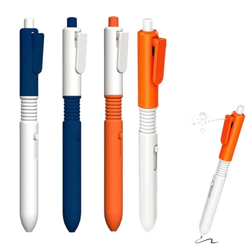 4 Stück Wasserpistolen Stift, Blue and Orange Randomly, Vielseitiger Stift Zum Schreiben Und Spritzen, Ideal Für Streiche Und Spiele, Perfekt Für Schule, Garten Und Freizeit 4 Stück Wasserpistolen Stift, Blue and Orange Randomly, Vielseitiger Stift Zum Schreiben Und Spritzen, Ideal Für Streiche Und Spiele, Perfekt Für Schule, Garten Und Freizeit von fufupaw
