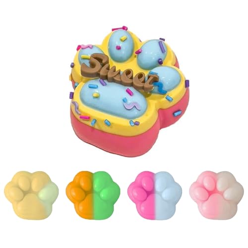 5 Stück Squishy Pfote, Cat Paw Squishy, Taba Squishy Paw, Fufu Squishy, Katzenpfoten Squishy, Squishy Maker, Cat Paw Squeeze Toy Süßes Fidget Toys Stressabbauende Geschenke Squeeze Antistressball ﻿ von fufupaw
