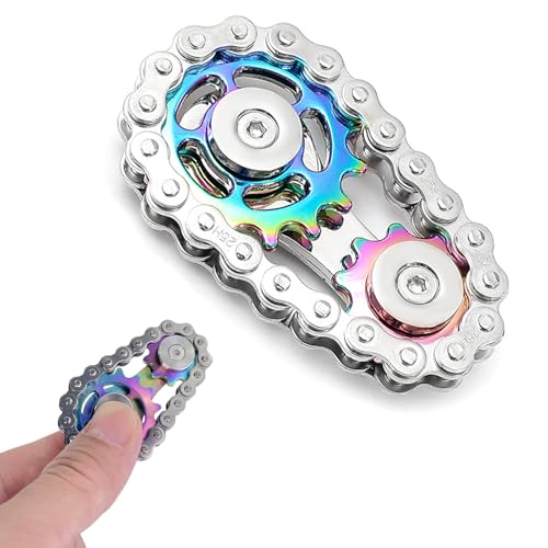 Fidget Toys, Finger Spielzeug mit Getriebe Design, Premium Anti-Stress Spielzeug für Erwachsene und Kinder, Hochwertiges Stress Spielzeu mit Glatten Lagern, Perfekt für Büro, Schule und Zuhause von fufupaw