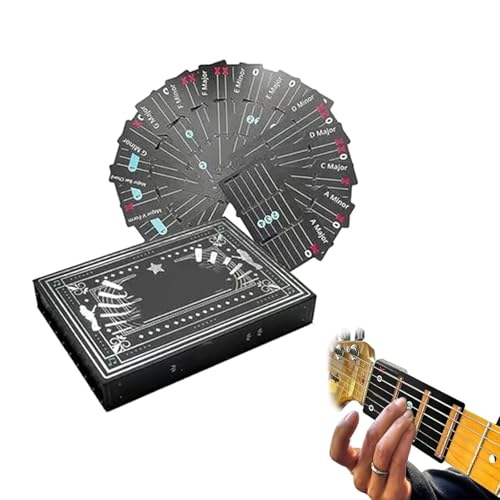 Gitarre Lernen, 15 Akkordkarten für Gitarrenstarter, Einfaches Lesen und Lernen, Langlebige und Tragbare Gitarrenakkordkarten, Ideal für Anfänger und Musiklehrer Gitarre Lernen, 15 Akkordkarten für Gitarrenstarter, Einfaches Lesen und Lernen, Langlebige und Tragbare Gitarrenakkordkarten, Ideal für Anfänger und Musiklehrer von fufupaw