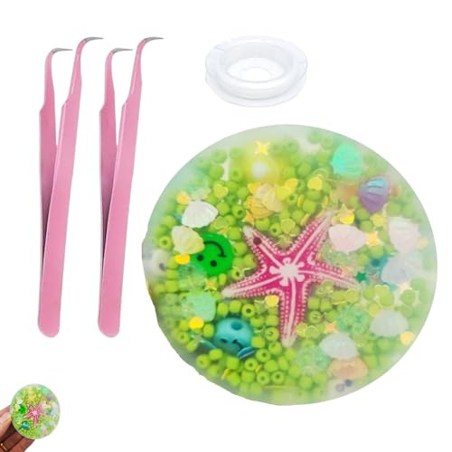 Picky Pad, Picky, Seestern grüner Reis Perlen Schälen Spielzeug, Eiscreme Picky Pad Anti Stress Spielzeug, Sensorisches Zum Skin Pickin（Farbe zufällig） von fufupaw