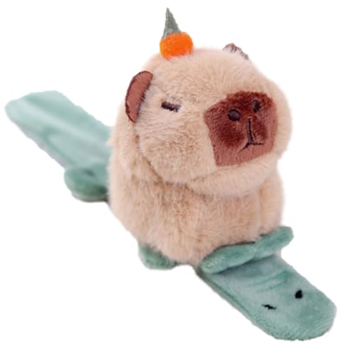 Schnapparmband, für Capybara Schnapparmband, Niedliches Plüschtier Spielzeug für Kinder, Weich Und Langlebig Material, Nettes Und Lustiges Tierdesign, Ideal Als Geschenk für Mädchen Und Jungen Schnapparmband, für Capybara Schnapparmband, Niedliches Plüschtier Spielzeug für Kinder, Weich Und Langlebig Material, Nettes Und Lustiges Tierdesign, Ideal Als Geschenk für Mädchen Und Jungen von fufupaw
