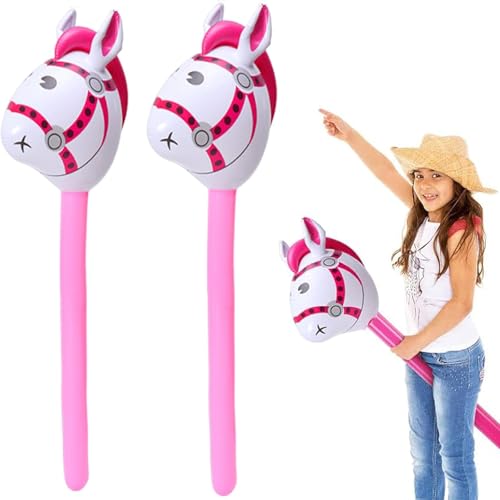 fufupaw 2 Stück Steckenpferd, Steckenpferde, Hobby Horsing, Aufblasbares Stabpferd, Aufblasbarer Pony-Stab für Kinder, für Weihnachten, Geburtstagsfeier, Dekoration, Party-Geschenk-Requisiten (Rosa) fufupaw 2 Stück Steckenpferd, Steckenpferde, Hobby Horsing, Aufblasbares Stabpferd, Aufblasbarer Pony-Stab für Kinder, für Weihnachten, Geburtstagsfeier, Dekoration, Party-Geschenk-Requisiten (Rosa) von fufupaw