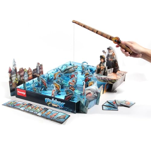 Angelspiel, Fischfang-Brettspiel, Gesellschaftsspiel, Familienspiel, Selbstzusammenbau, 2-4 Spieler, geeignet für Kinder. Angelspiel, Fischfang-Brettspiel, Gesellschaftsspiel, Familienspiel, Selbstzusammenbau, 2-4 Spieler, geeignet für Kinder. von funnykid