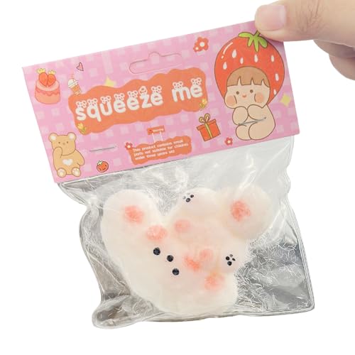 funnysquee Niedliches Hundespielzeug Tabas Squishies, entspannendes Spielzeug, superweiches Tier, weiß, Welpen, Stressabbau, Quetschspielzeug, lustiges Geschenk für Kinder und Erwachsene funnysquee Niedliches Hundespielzeug Tabas Squishies, entspannendes Spielzeug, superweiches Tier, weiß, Welpen, Stressabbau, Quetschspielzeug, lustiges Geschenk für Kinder und Erwachsene von funnysquee