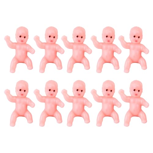 fxwtich Cake Babies Mini-Kunststoff-Babys für Babyparty, Eiswürfel, Spiel, Partyzubehör, Kuchendekoration, Baby-Figur, König, 10 Stück, wiederverwendbar, glatt, Babyparty, Geschenk, PVC, Baby-Teil fxwtich Cake Babies Mini-Kunststoff-Babys für Babyparty, Eiswürfel, Spiel, Partyzubehör, Kuchendekoration, Baby-Figur, König, 10 Stück, wiederverwendbar, glatt, Babyparty, Geschenk, PVC, Baby-Teil von fxwtich