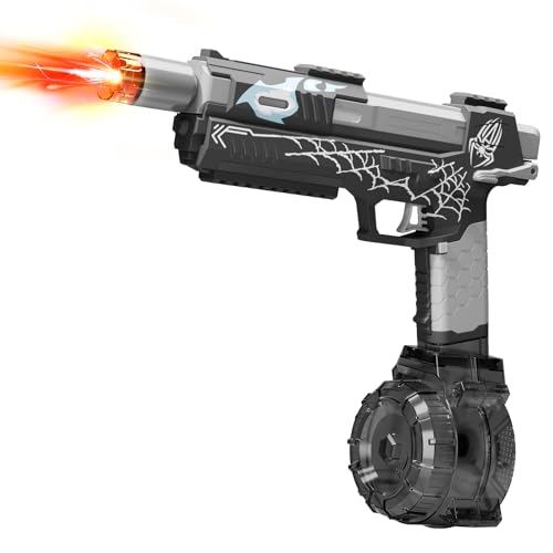 Electric Water Gun Kids Toy for 8+ Years Old Elektrische Wasserpistole für Erwachsene Kinder, Wasserpistole Elektrisch mit Einer großen Reichweite von bis zu 8 M, LED Licht Große Kapazität IP7 von fygurso