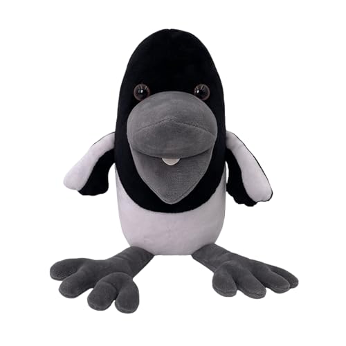 Steves Und Maggies-Figurenspielzeug, 8,6 Zoll Steves Und Maggies-Plüschtier, Weiche Cartoon-Krähen-Puppenkissen, Schwarze Krähe Plüschkrähe Stofftier, Schwarzer Vogel Krähe Stofftierpuppe Für Kinder Steves Und Maggies-Figurenspielzeug, 8,6 Zoll Steves Und Maggies-Plüschtier, Weiche Cartoon-Krähen-Puppenkissen, Schwarze Krähe Plüschkrähe Stofftier, Schwarzer Vogel Krähe Stofftierpuppe Für Kinder von gafdu