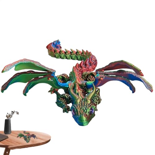 gafdu -Druck Drache, Drache,13 Zoll bewegliches -Tierspielzeug | Fliegendes Drachenspielzeug, Flexibles Chefschreibtischspielzeug, Drachenfigur für Kindertag, Geburtstag, Neujahr gafdu -Druck Drache, Drache,13 Zoll bewegliches -Tierspielzeug | Fliegendes Drachenspielzeug, Flexibles Chefschreibtischspielzeug, Drachenfigur für Kindertag, Geburtstag, Neujahr von gafdu