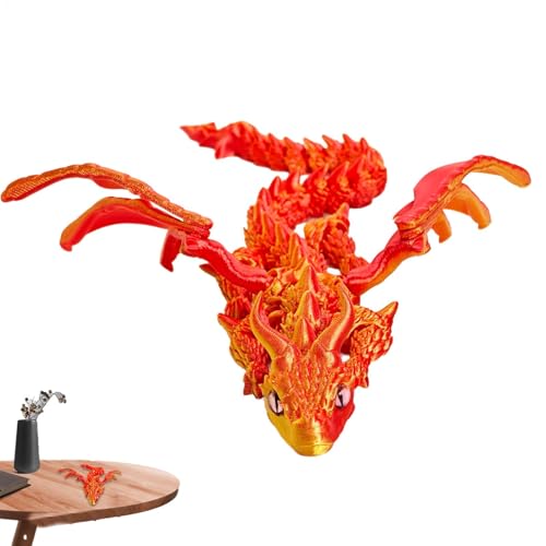 gafdu -Gedruckter Drache, Gedruckter Drache,13 Zoll bewegliches -Tierspielzeug | Fliegendes Drachenspielzeug, Flexibles Chefschreibtischspielzeug, Drachenfigur für Kindertag, Geburtstag, Neujahr gafdu -Gedruckter Drache, Gedruckter Drache,13 Zoll bewegliches -Tierspielzeug | Fliegendes Drachenspielzeug, Flexibles Chefschreibtischspielzeug, Drachenfigur für Kindertag, Geburtstag, Neujahr von gafdu