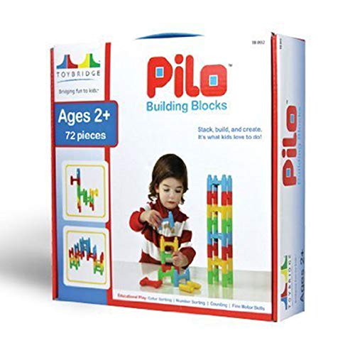 Toybridge Pilo Bausteine-Set Vorschul-Lernbausatz mit leuchtenden Farben Kleinkinder Kinder Toybridge Pilo Bausteine-Set Vorschul-Lernbausatz mit leuchtenden Farben Kleinkinder Kinder von garden at home