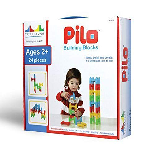 Toybridge pilo-802-06 PILO Bausteine 24-Set, Multi Color Toybridge pilo-802-06 PILO Bausteine 24-Set, Multi Color von garden at home