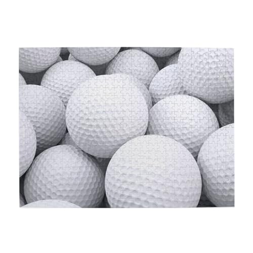 3D-Golfballmuster, 500-teiliges Puzzle für Erwachsene – Holzpuzzle für Erwachsene und ältere Menschen von gawuoab