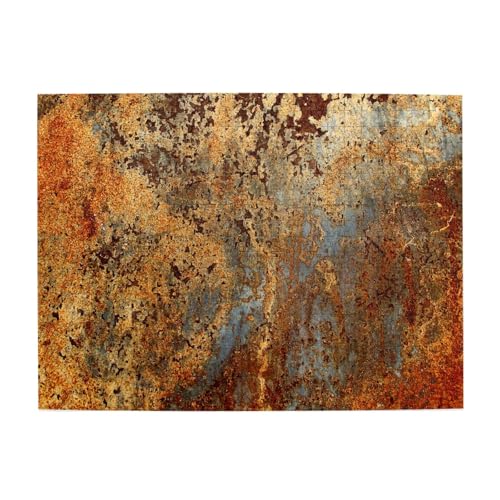 Brauner Rost, buntes Metall, rostig, 500 Teile Puzzle für Erwachsene – Holzpuzzle für Erwachsene und ältere Menschen Brauner Rost, buntes Metall, rostig, 500 Teile Puzzle für Erwachsene – Holzpuzzle für Erwachsene und ältere Menschen von gawuoab