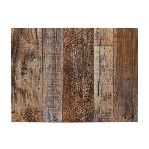 Braunes Holzpuzzle, 500 Teile Puzzle für Erwachsene – Holzpuzzle für Erwachsene und ältere Menschen von gawuoab