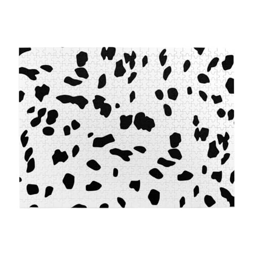 Dalmatiner-Druck (2), 500-teiliges Puzzle für Erwachsene – Holzpuzzle für Erwachsene und ältere Menschen von gawuoab
