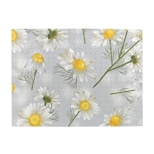 Kamillenblüten, 500-teiliges Puzzle für Erwachsene – Holzpuzzle für Erwachsene und ältere Menschen Kamillenblüten, 500-teiliges Puzzle für Erwachsene – Holzpuzzle für Erwachsene und ältere Menschen von gawuoab