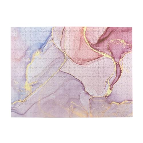 Lila und Gold Marmor gedruckt, 500 Teile Puzzle für Erwachsene – Holzpuzzle für Erwachsene und ältere Menschen Lila und Gold Marmor gedruckt, 500 Teile Puzzle für Erwachsene – Holzpuzzle für Erwachsene und ältere Menschen von gawuoab
