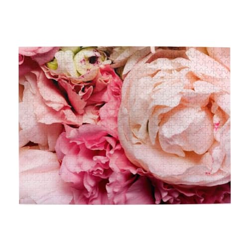 Pfingstrose, 500-teiliges Puzzle für Erwachsene – Holzpuzzle für Erwachsene und ältere Menschen Pfingstrose, 500-teiliges Puzzle für Erwachsene – Holzpuzzle für Erwachsene und ältere Menschen von gawuoab