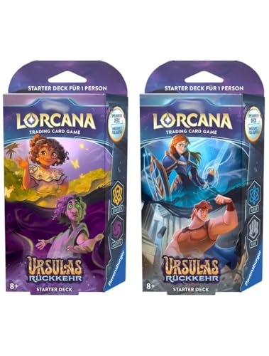 Disney Lorcana - Ursulas Rückkehr - Starter Deck - Saphir & Stahl - Englisch von geco