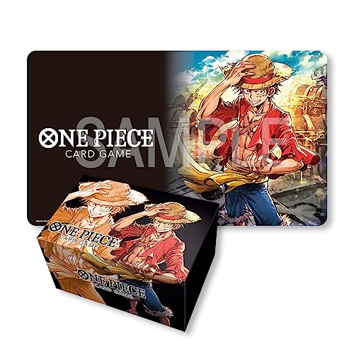 One Piece Card Game - Playmat and Storage Box Set - Monkey D. Luffy One Piece Card Game - Playmat and Storage Box Set - Monkey D. Luffy von geco
